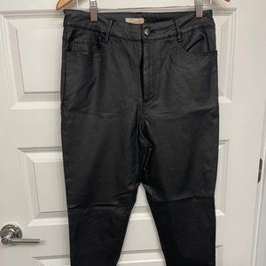 Faux Leather Pants - Size 11